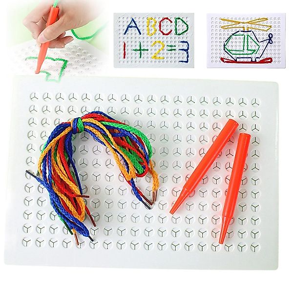 RWEUOQ Lernspielzeug Thread Board für Kinder, günstig online kaufen