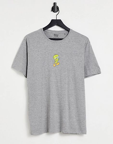 T-Shirt in Grau mit Tweety -Print günstig online kaufen
