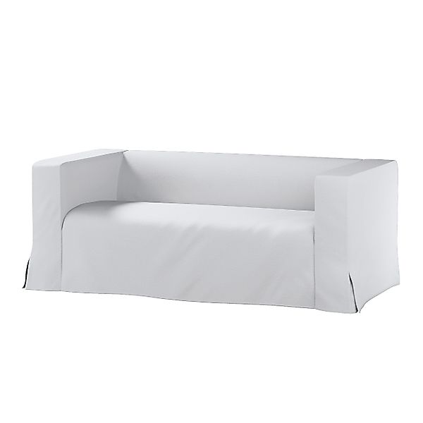 Bezug für Klippan 2-Sitzer Sofa, lang mit Kellerfalte, weiß, Klippan 2-er, günstig online kaufen