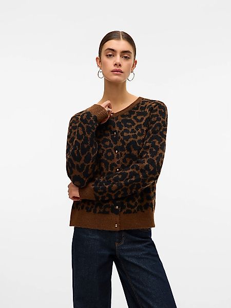 Vero Moda Strickjacke "VMNEWKAI LS O-NECK CARDIGAN BOO" günstig online kaufen