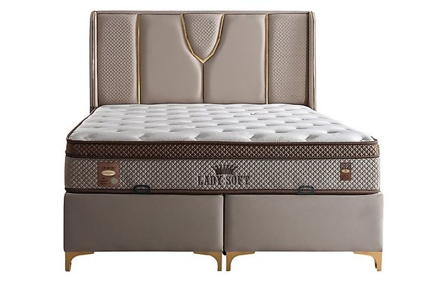 Villa Möbel Boxspringbett Soft Lady, XXL-Bettkasten mit Gasdruckfedern  müh günstig online kaufen