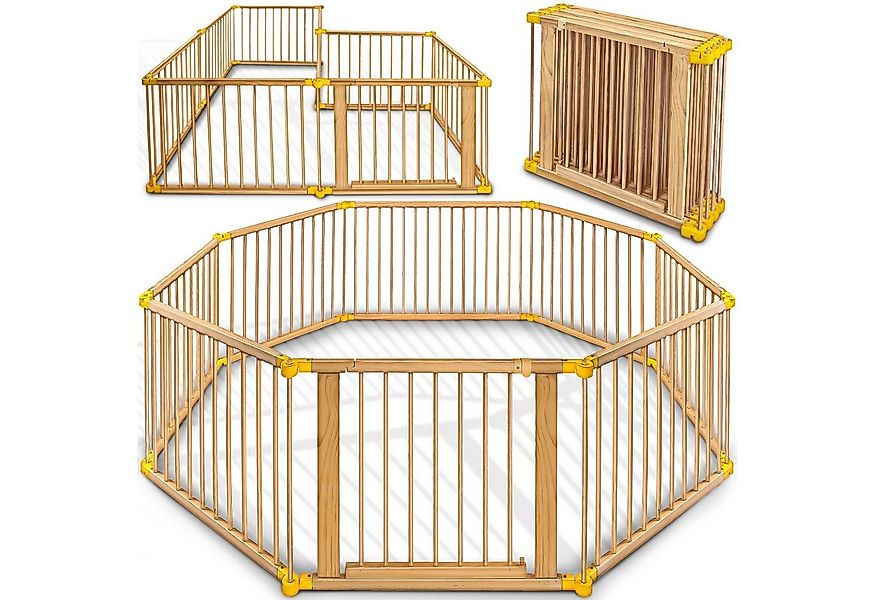 KIDUKU Laufgitter 7,2 Meter Laufstall XXL klappbar inkl. Tür, bestehend aus günstig online kaufen