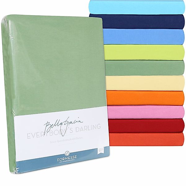 Formesse Spannbettlaken Bella Gracia, Jersey, Gummizug: günstig online kaufen