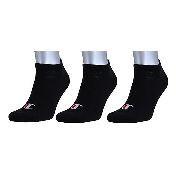 Champion Tennissocken (Baumwolle) Sneaker Schriftzug-Print schwarz günstig online kaufen