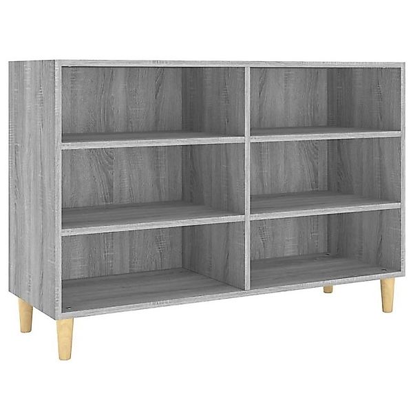 vidaXL Fächerschrank Sideboard Grau Sonoma 103,5x35x70 cm Holzwerkstoff (1- günstig online kaufen