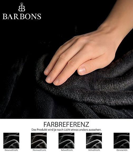 Wohndecke, flauschige Kuscheldecke, weiche Decke, Überwurfdecke, BARBONS, a günstig online kaufen