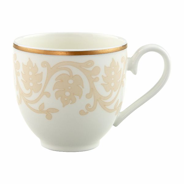 Villeroy & Boch Espressotasse "Espressoobertasse Ivoire 70 ml weiß-gold" günstig online kaufen
