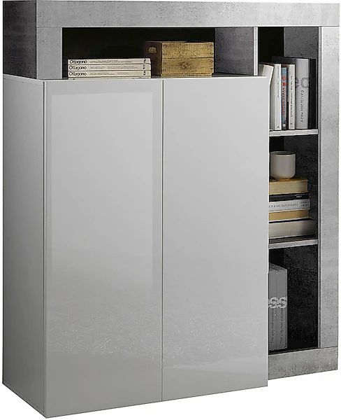 Home affaire Mehrzweckschrank "Hamburg, Breite 108 cm" Höhe 126 cm günstig online kaufen