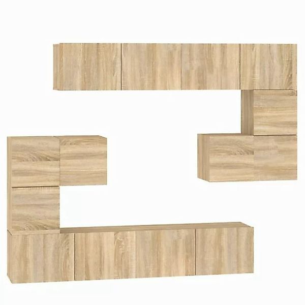 furnicato TV-Schrank TV-Wandschrank Sonoma-Eiche Holzwerkstoff (1-St) günstig online kaufen