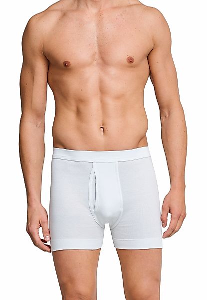 Schiesser Boxershorts "Essentials", mit Eingriff, bequeme Feinripp-Qualität günstig online kaufen