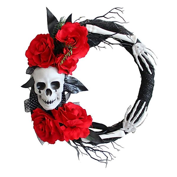 CLTYQ Dekoobjekt Halloween-Dekoration,Künstlicher Halloween Kranz mit günstig online kaufen