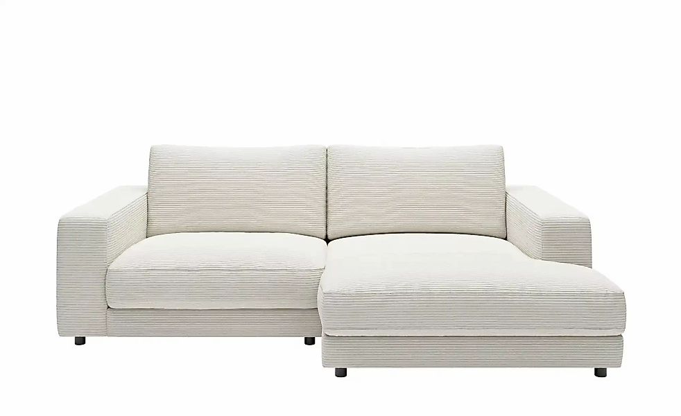 Jette Home Ecksofa in Cord Sila ¦ weiß ¦ Maße (cm): B: 250 H: 85 T: 170.0 P günstig online kaufen