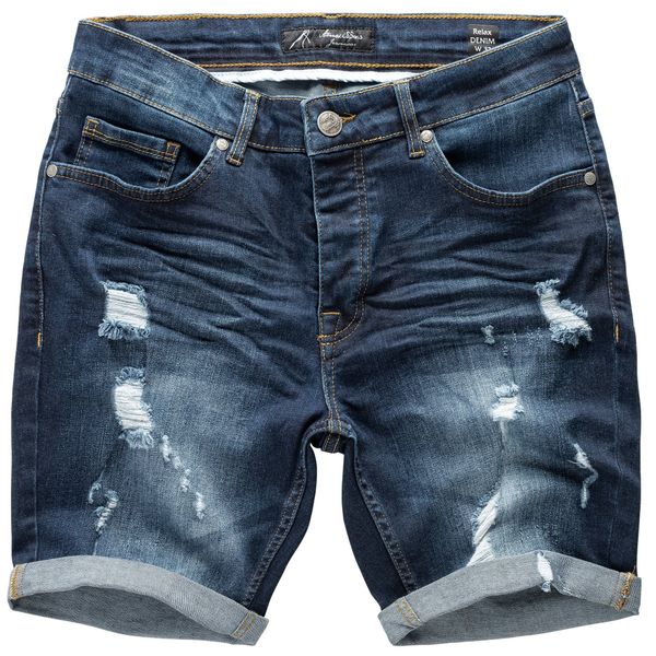 Amaci&Sons Jeansshorts SAN DIEGO Destroyed Jeans günstig online kaufen