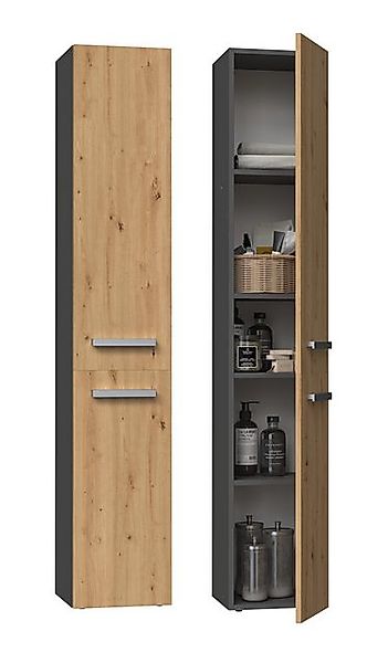 ibonto Hochschrank Badezimmerschrank mit langen Türen günstig online kaufen