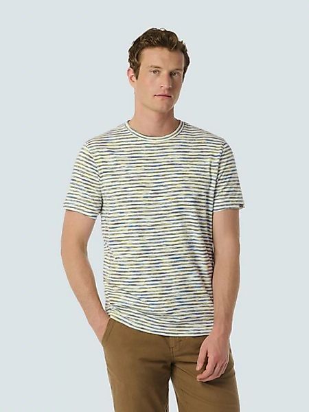 NO EXCESS T-Shirt mit melierten Streifen günstig online kaufen