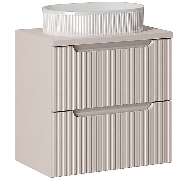 Lomadox Waschtisch NEWPORT-56-CASHMERE, 60cm mit Keramik-Waschbecken, kasch günstig online kaufen