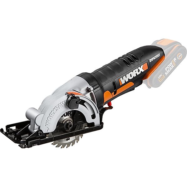 Worx Akku-Handkreissäge WX527.9 WorxSaw, Tauch- & Sägeschnitte bis zu 27 mm günstig online kaufen