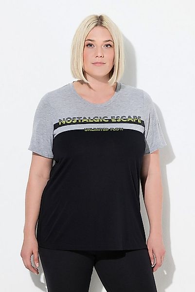 Ulla Popken T-Shirt Funktionsshirt antibakteriell Rundhals Halbarm günstig online kaufen