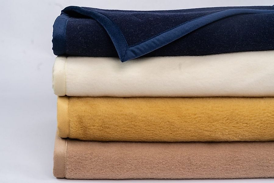 Wohndecke Kuschelige Schurwolldecke Lanawash aus 100% Schurwolle, Ritter De günstig online kaufen