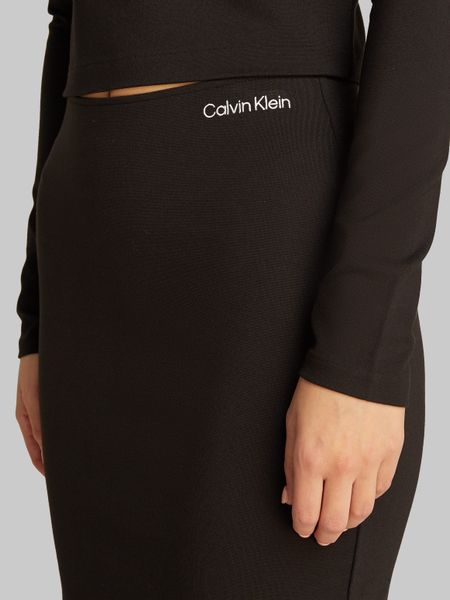 Calvin Klein Jeans Bleistiftrock MILANO LOGO günstig online kaufen