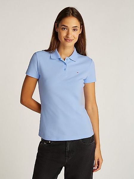 Tommy Jeans Poloshirt TJW SLIM ESSENTIAL POLO SS mit Logostickerei günstig online kaufen