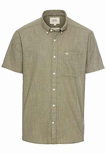 camel active Kurzarmhemd, mit Button-Down-Kragen und Brusttasche günstig online kaufen