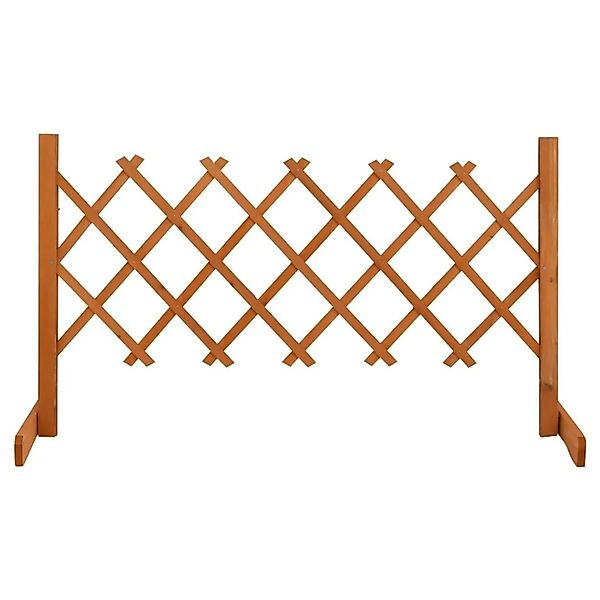 vidaXL Garten-Rankzaun Orange 120x60 cm Massivholz Tanne 314822 günstig online kaufen