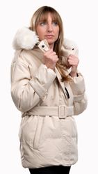 Shorai Steppjacke SH2404.601 abnehmbarer Kunstfellbesatz an günstig online kaufen