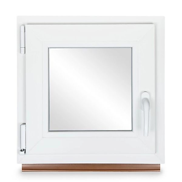 Neruli Kellerfenster Kunststoff Weiß Dreh-Kipp 80x80 cm BxH DIN Links 3 -Fa günstig online kaufen