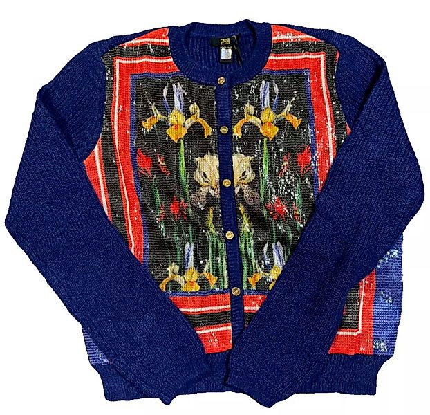 CLASS ROBERTO CAVALLI Cardigan Damen Strickjacke Sequin Embellished Floral günstig online kaufen