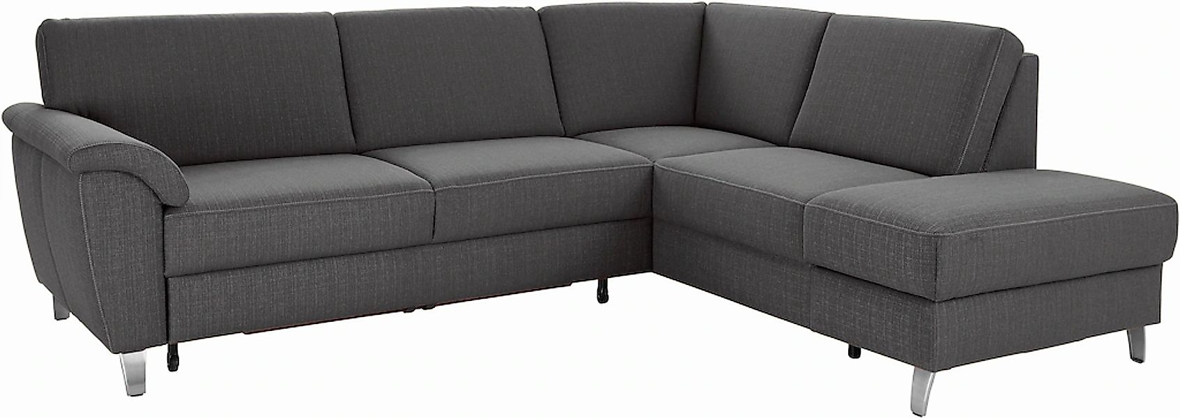 sit&more Ecksofa »Texel L-Form«, mit Federkern, wahlweise mit Bettfunktion günstig online kaufen