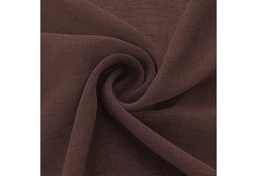 Brilliant Gardine / Transparent / Versch. Farben / 140x245cm / #9004 / Lein günstig online kaufen