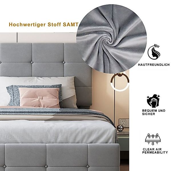 STILVORA Kinderbett 180×200 Bettgestell mit Hydraulisches Stauraumbett,bett günstig online kaufen
