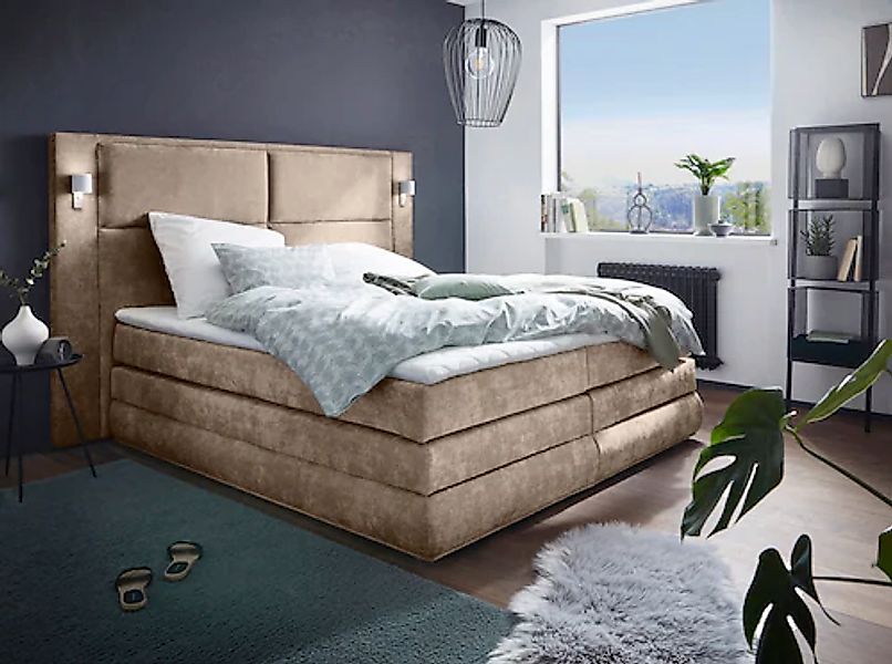COLLECTION AB Boxspringbett »Copenhagen« inklusive Bettkasten, Topper, wahl günstig online kaufen