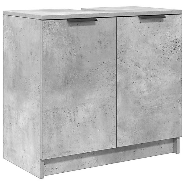 vidaXL Badezimmerschrank Beton Grau 64,5 x 33,5 x 59 cm Holzwerkstoff 88074 günstig online kaufen