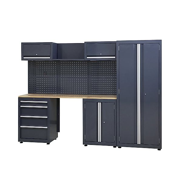 HTI-Living Werkzeugschrank Werkstattwand Havel Grau (Stück, günstig online kaufen