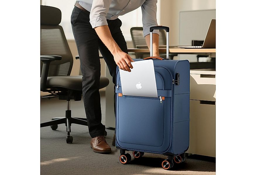 Verage Koffer Weichschalenkoffer, Leicht Reisekoffer mit Zahlenschloss, 4 R günstig online kaufen