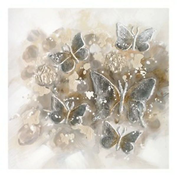 Bild Abstrakte Schmetterlinge H 60 x B 60 x T 3,7 cm günstig online kaufen
