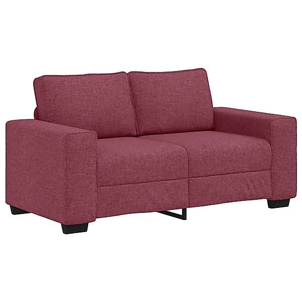 vidaXL 2-Sitzer-Sofa Weinrot 120 cm Stoff 4105159 günstig online kaufen