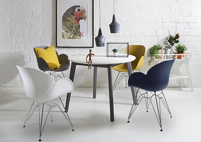 NIEHOFF SITZMÖBEL Schalenstuhl "SUSHI" (Set) 4 Stk. 4er set mit Trapezgeste günstig online kaufen