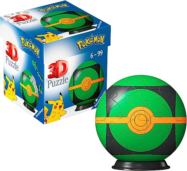 Ravensburger 3D-Puzzle Pokémon Finsterball, 54 Puzzleteile, günstig online kaufen