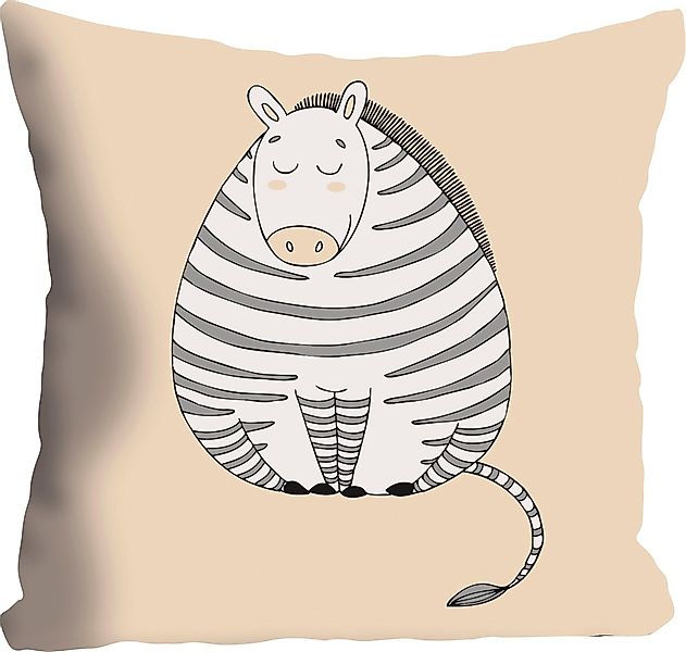 queence Dekokissen ""Zebra"" Kissenhülle ohne Füllung, 1 Stück günstig online kaufen