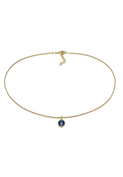 Elli Choker Solitär Venezianerkette 925 Silber, günstig online kaufen