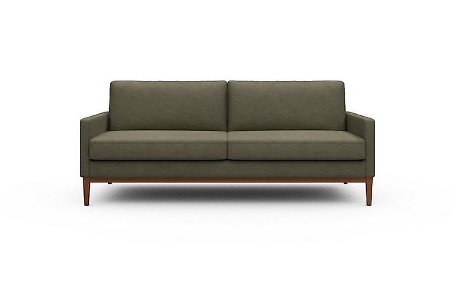 moebelfaktor Sofa Bodo 3-Sitzer, Retro-Design, elegante Linien, stabile Hol günstig online kaufen
