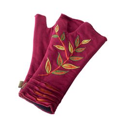 Vishes Armstulpen Bestickte Damen Handschuhe Stulpen günstig online kaufen