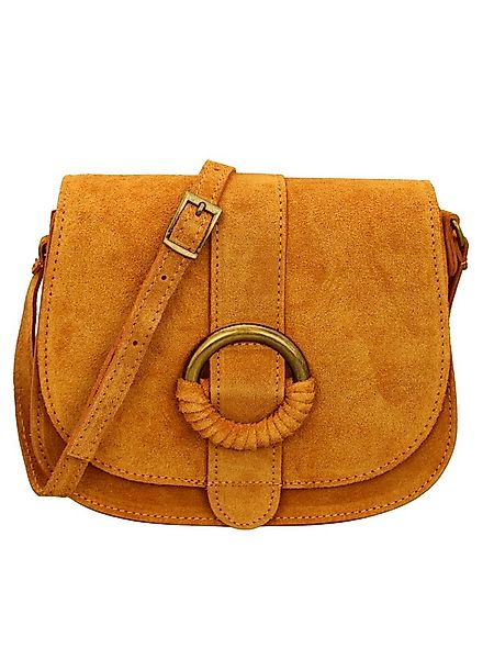 Adel Bags Schultertasche Ellen Echte Wildleder-Umhängetasche mit Magnetvers günstig online kaufen