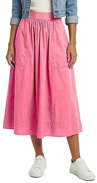 dy_mode A-Linien-Rock Damen Freizeit Rock Baumwolle Midi-Rock Faltenrock A- günstig online kaufen