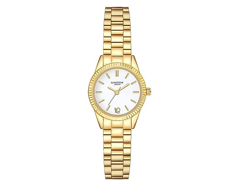 Glanzstücke München Quarzuhr gelbgold günstig online kaufen