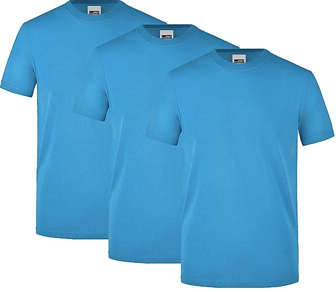 James & Nicholson T-Shirt 3er-Pack Robustes günstig online kaufen