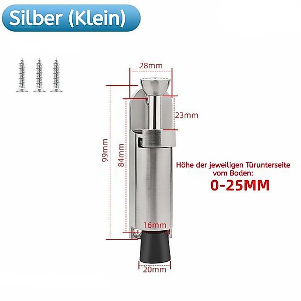JOYOLEDER Türstopper Zinklegierung Türstopper Türfeststeller Bodentürstoppe günstig online kaufen